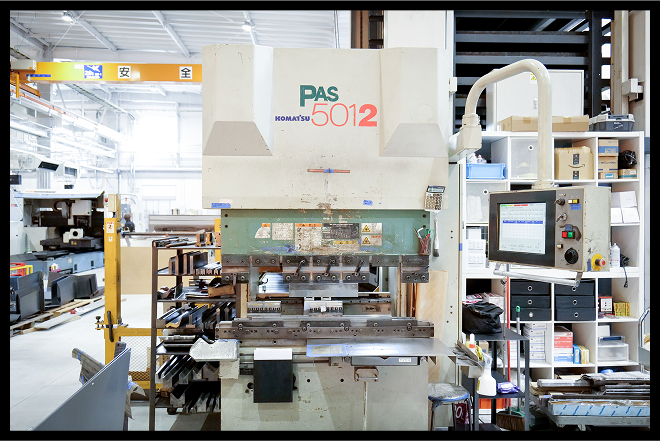 プレスブレーキ PAS5012（コマツ産機）